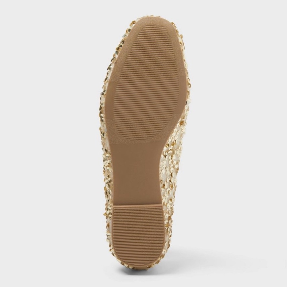 ✨ Gold Sequin Flats – NEW✨ - Picture 3 of 9